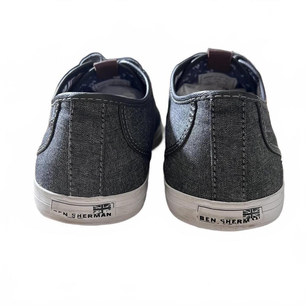 Ben Sherman Men’s Shoes Size 10 Gray Chandler Lo Lace Up Casual Sneakers - Picture 5 of 8